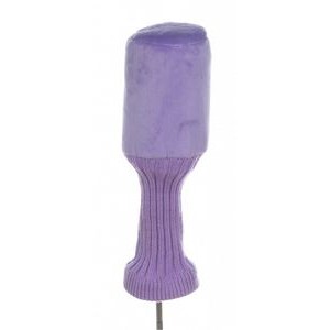 Plush Purple Golf Head Cover