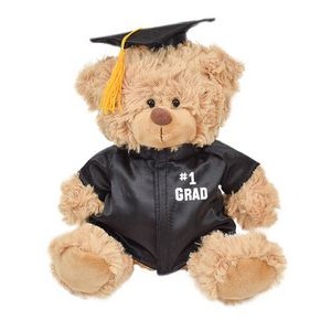 Graduation Bear - 11" Cooper Bear w/Gown & Cap