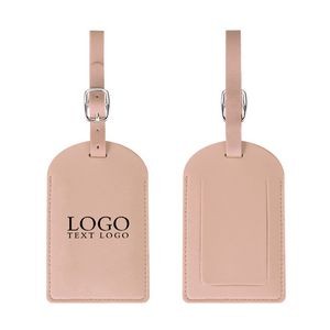 PU Leather Luggage Tags With Logo