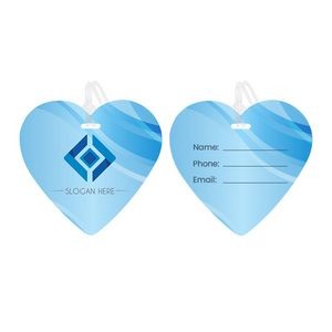 Heart-shaped Luggage Tags with Strap