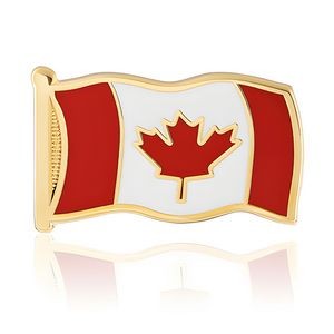 Stock Canada Flag Pin