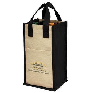 Four-Bottle Wine Tote
