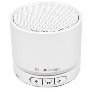 Bell+Howell True Wireless Stereo Bluetooth Speaker in White, Red, or Blue