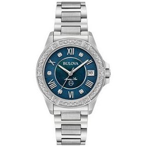 Women's Diamond Accent Marine Star Stainless Steel Bracelet Watch