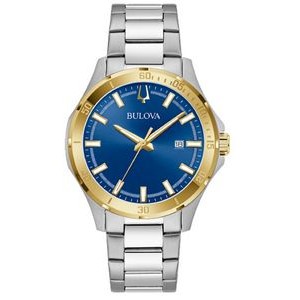 TFX Corporate Collection Men's Two-tone Bracelet Watch with Blue dial