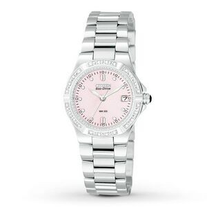 Citizen Women's Diamond Bezel Pink Dial Watch