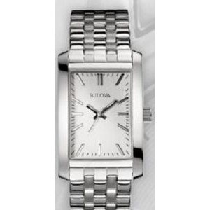 Bulova Men's Corporate Collection Silver Watch w/ Engravable Buckle