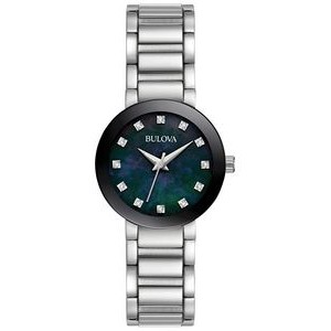 Bulova Women's Diamond Accent Stainless Steel Bracelet Watch