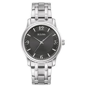 TFX Corporate Collection Men's Silver-tone Bracelet Watch, Black Dial