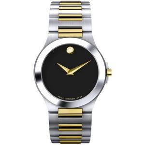 Movado Men's Corporate Exclusive 2 Tone Bracelet Round Watch