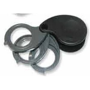 TriView Folding Loupe w/ Built in Case (3x/ 6x/ 9x)