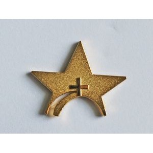 Die Struck Brass Lapel Pin (1")