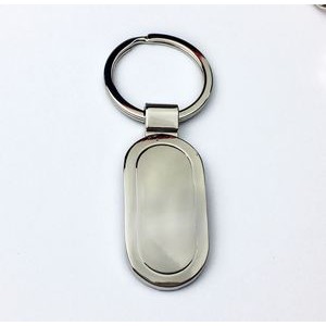 Oval Metal Key Ring