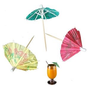 Paper Cocktail Toothpick Umbrellas/Parasols for Party