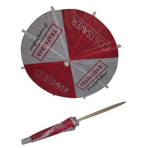 Custom Paper Cocktail Toothpick Umbrellas/Parasols for Party