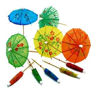 Paper Cocktail Toothpick Umbrellas/Parasols for Party