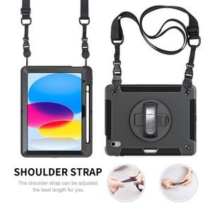 iPad 10 Rugged Case with Shoulder Strap