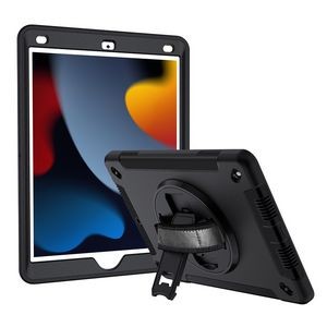iPad 10.2" 2019/2021 adjustableHandstrap Rugged Case