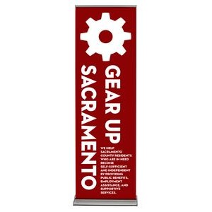 Pro Retractable (Roll Up) Banner Stand (24"x92")