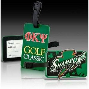 Soft PVC Luggage/Golf Tags/Write on Back
