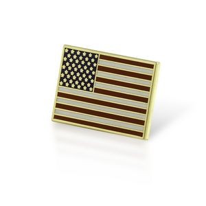 American Flags - Straight Flag, epoxy colorfill (7/8")