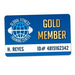 Membership Card I.D. Badge PVC