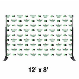 12'x8' Step and Repeat Banner with Frame