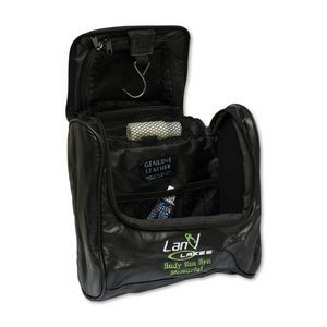 Patch Leather Hanging Travel Kit