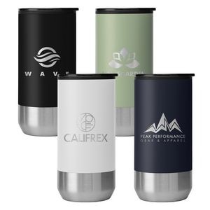 Atlantis - 16 oz. Double Wall Tumbler - Stainless with Recycled RPP Inner - Laser