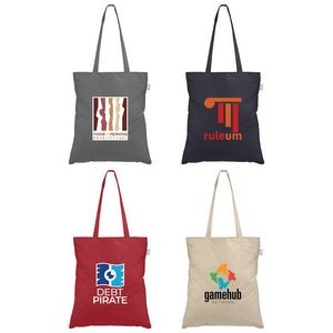 Geo - 5 oz. Recycled Cotton Tote Bag - Heat Transfer