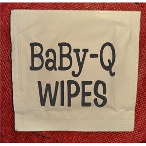 Stock "Baby-Q Wipes" Moist Towelettes (Pack of 50)