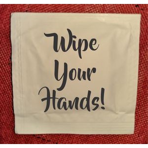 Wipe Your Hands-Wet Wipe Packets (pack of 50)