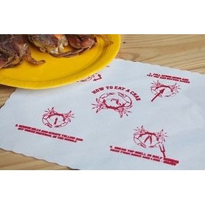 How To Eat A Crab Placemats (Pack of 25)