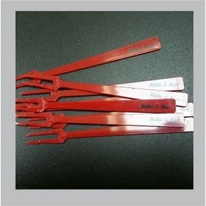 Printed Plastic French Fry Forks (Pack of 50)