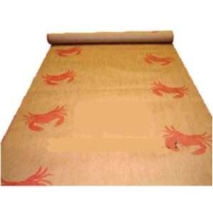 Crab Stock Design Table Covering Paper Banquet Roll