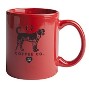 11 Oz. Vitrified C-Handle Mug (Red)