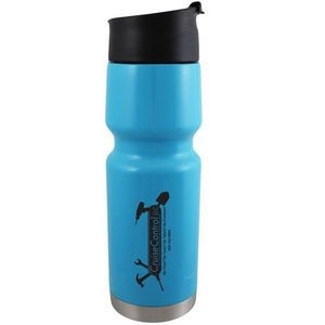 20 Oz. Light Blue Stainless Vacuum Insulated Passivated Cross Trainer Bottle