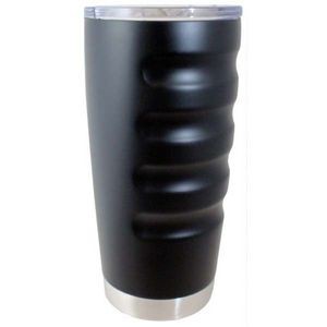 20 Oz. Black Boss Stainless Grip Double Wall Vacuum Insulated Travel Mug