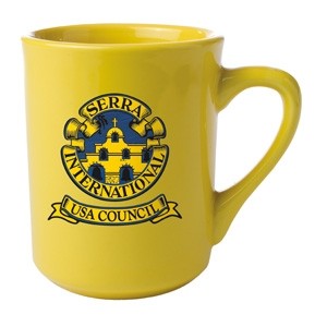 8.5 Oz. Vitrified Toledo Cup (Lemon Yellow)