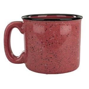 15 Oz. Campfire Collection Cup Coral with spots
