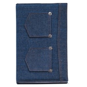 2 Pocket Jeans Look Notebook (5.9"x4.3")