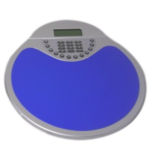 Round USB Port Mouse Pad w/Calculator
