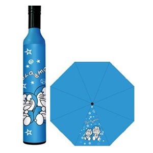 Wine Bottle Umbrella w/ 170 T Polyester Canopy
