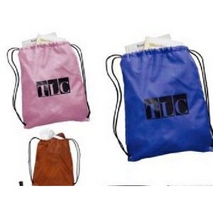 190T Nylon Drawstring Backpack (16.5