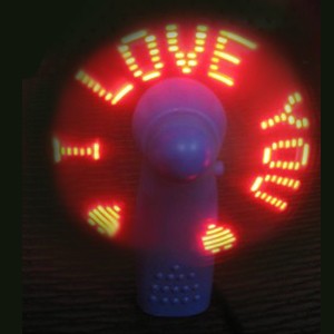 LED Fan(The message can be custom made)
