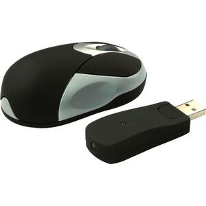 2 Tone Mini Optical Computer Mouse w/ Retractable Cord