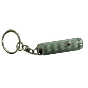 Aluminum LED Torch Flashlight w/Keychain (1.8" Long)