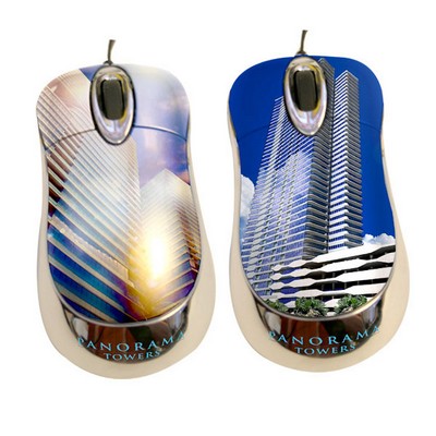 Concave Oval Optical Computer Mouse