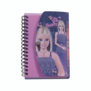 Beauty Spiral Notebook w/ Girl Photo Flap (6.1"x4.1")