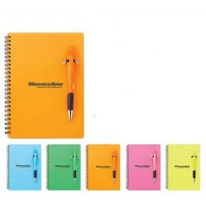 Pastel Promotional Spiral Notebook (8.5"x6.25")